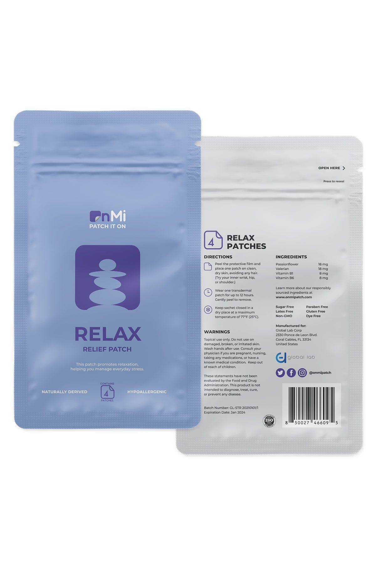 Reduce Stress & Help Hangovers – OnMi Patch